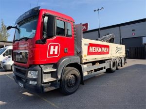 MAN TGS 26.440, 6x2, avolava 6500mm HIAB 166 Pro