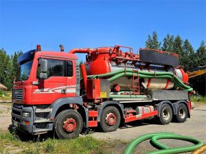 MAN H36 8x4, VORTEX HI-LIFT kuivaimuauto, 2-axle