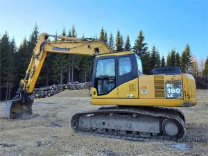 Komatsu PC160LC, Kallistuva liitin, Luiskakauha