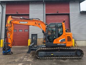 Doosan DX 140 LCR-5 / Pyörittäjä, Rasvari, Takuu 12kk