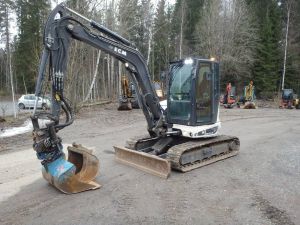 ECM ES 57 ZT propotiltti+rautatelat, Minigrävare < 7t