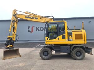 KOMATSU PW160-10 HUIPPUVARUSTEET, Hjulburna grävmaskiner