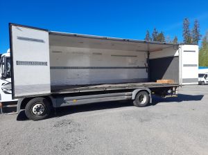 Mercedes-Benz Atego 1224  kokosivuaukeava kori+pl-nostin