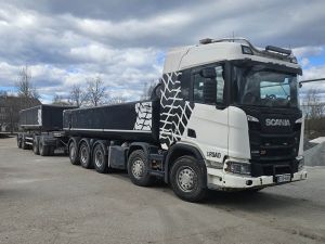 SCANIA R650, Rigig / Tipper trucks, 5-axle