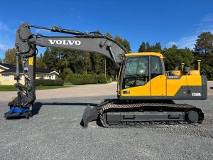 VOLVO EC160DL + PUSKULEVY + RASVARI + LÄMMITIN + PROBO SMP PIHDILLÄ + NOVATRON 3D
