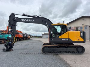 VOLVO EC160EL + RASVARI + LÄMMITIN + STEELWRIST X26 PIHDILLÄ + NOVATRON 3D