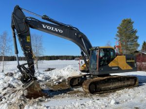 VOLVO EC250EL, Bandburna grävmaskiner