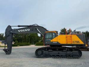 VOLVO EC750EL + 3,55M VARSI + RASVARI + VASARA JA PYÖRITYSHYDRAULIIKKA