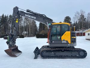 VOLVO ECR145EL + PUSKULEVY + RASVARI + LÄMMITIN + PROBO TILTTI + NOVATRON 3D