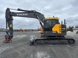 VOLVO ECR235EL + PUSKULEVY + RASVARI + LÄMMITIN + INDEXATOR PIHDILLÄ + LEICA 3D