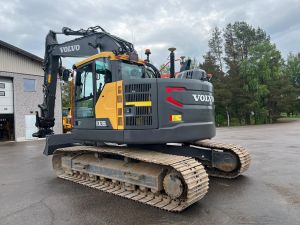 VOLVO ECR235EL + PUSKULEVY + RASVARI + LÄMMITIN + STEELWRIST X26 + S70 + LEICA 3D