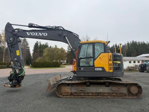 VOLVO ECR235EL + PUSKULEVY + RASVARI + LÄMMITIN + STEELWRIST X26 + S70 + NOVATRON 3D