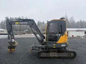 VOLVO ECR58D + KUMITELAT + RASVARI + LÄMMITIN + PROBO ENGCON + VIISI KAUHAA