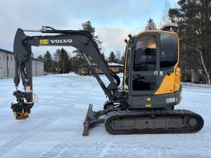 VOLVO ECR58D + KUMITELAT + RASVARI + LÄMMITIN + PROBO ENGCON + VIISI KAUHAA