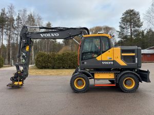 VOLVO EW160E + STAGE 5 + BSS + RASVARI + LÄMMITIN + PROBO EC219 PIHDILLÄ , Wheeled excavators