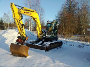 YANMAR SV100 tela-alustainen, Bandburna grävmaskiner